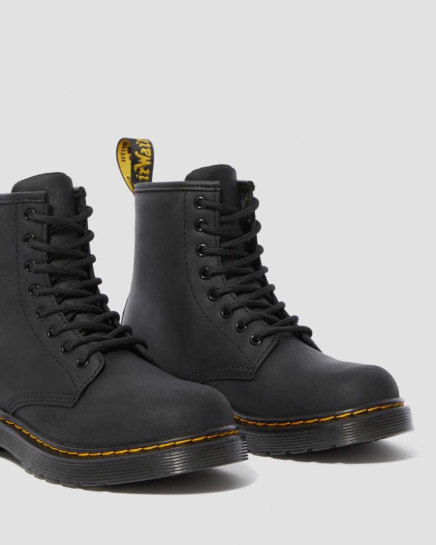 sorte dr martens 1460 vandtætte børne støvler