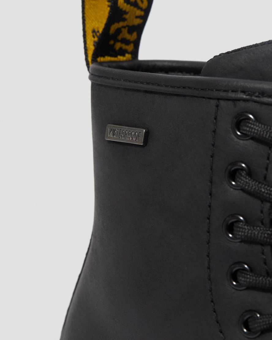 sorte dr martens 1460 vandtætte børne støvler
