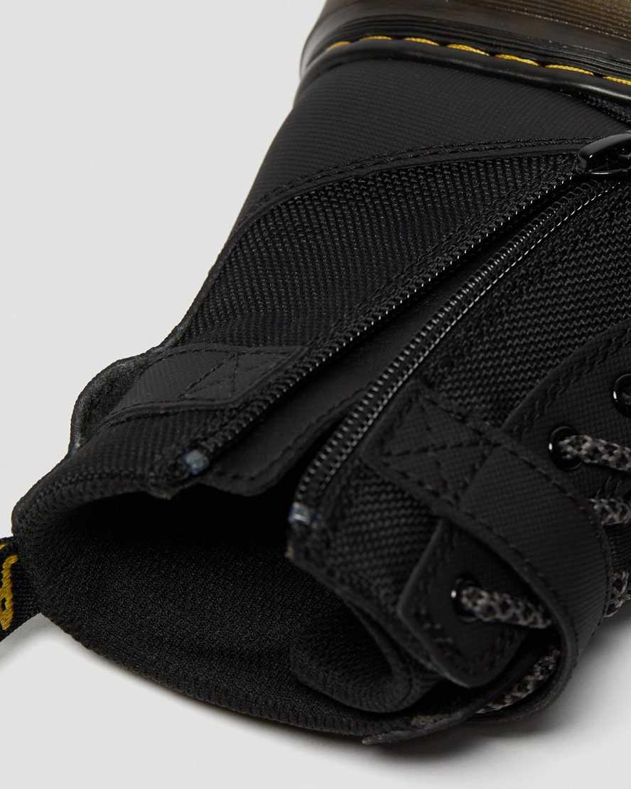 sorte dr martens combs tech børne casual støvler
