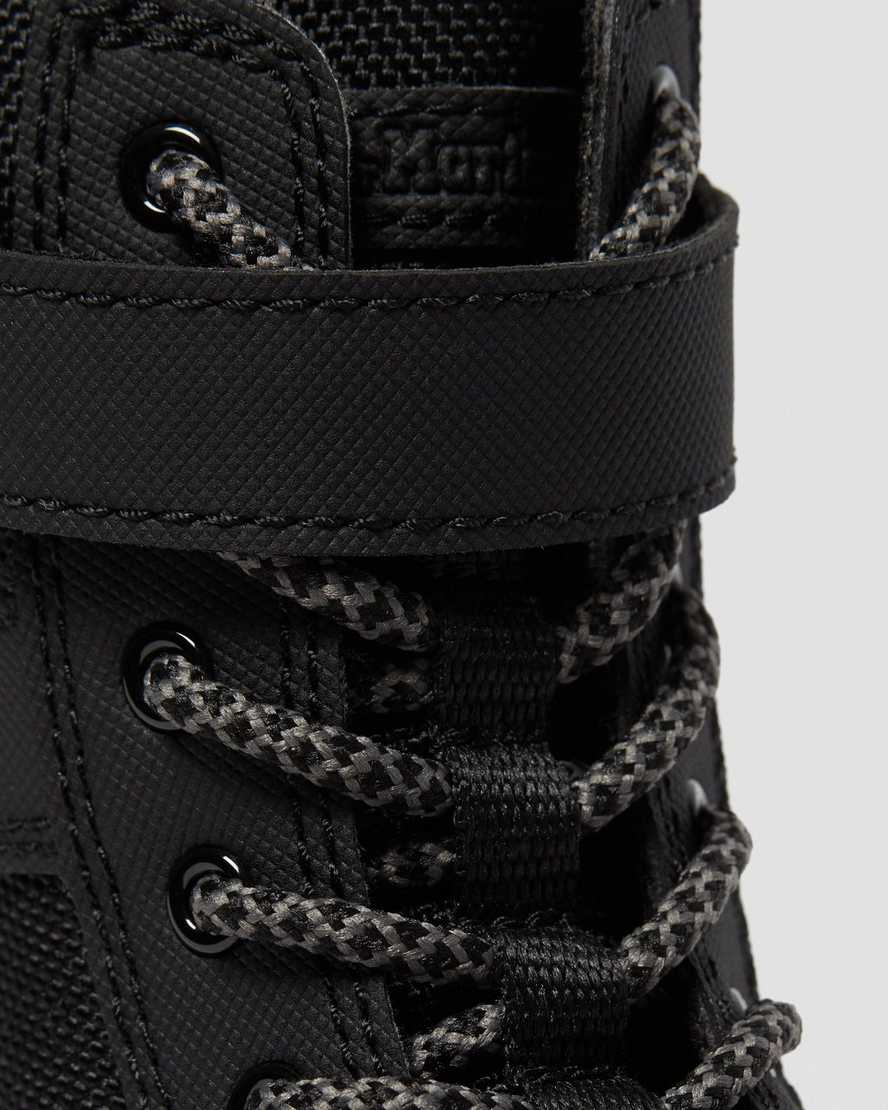 sorte dr martens combs tech børne casual støvler