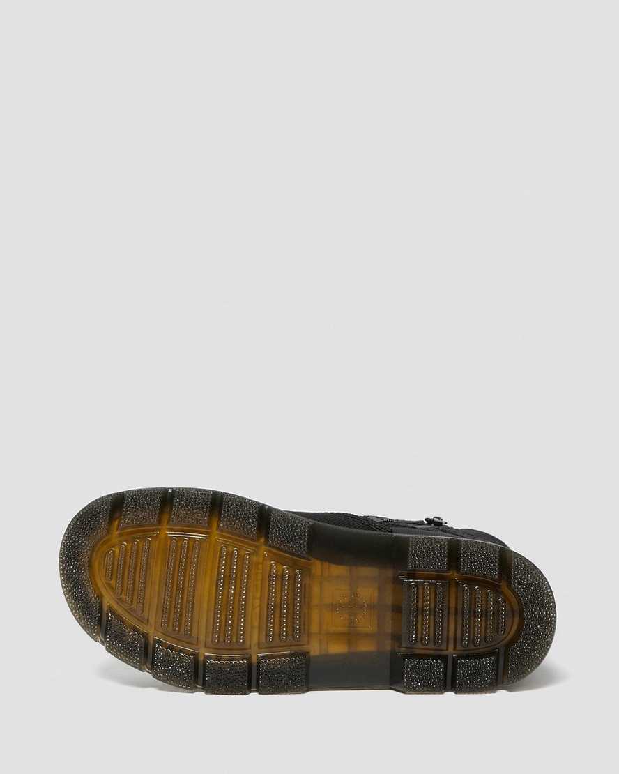 sorte dr martens combs tech børne casual støvler