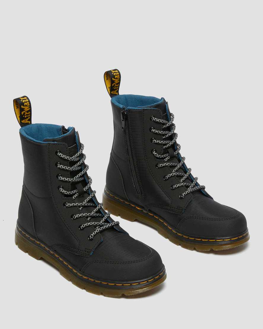 sorte dr martens combs utility børne casual støvler