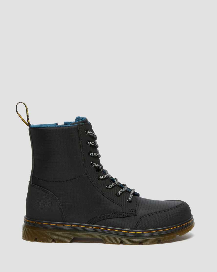 sorte dr martens combs utility børne casual støvler