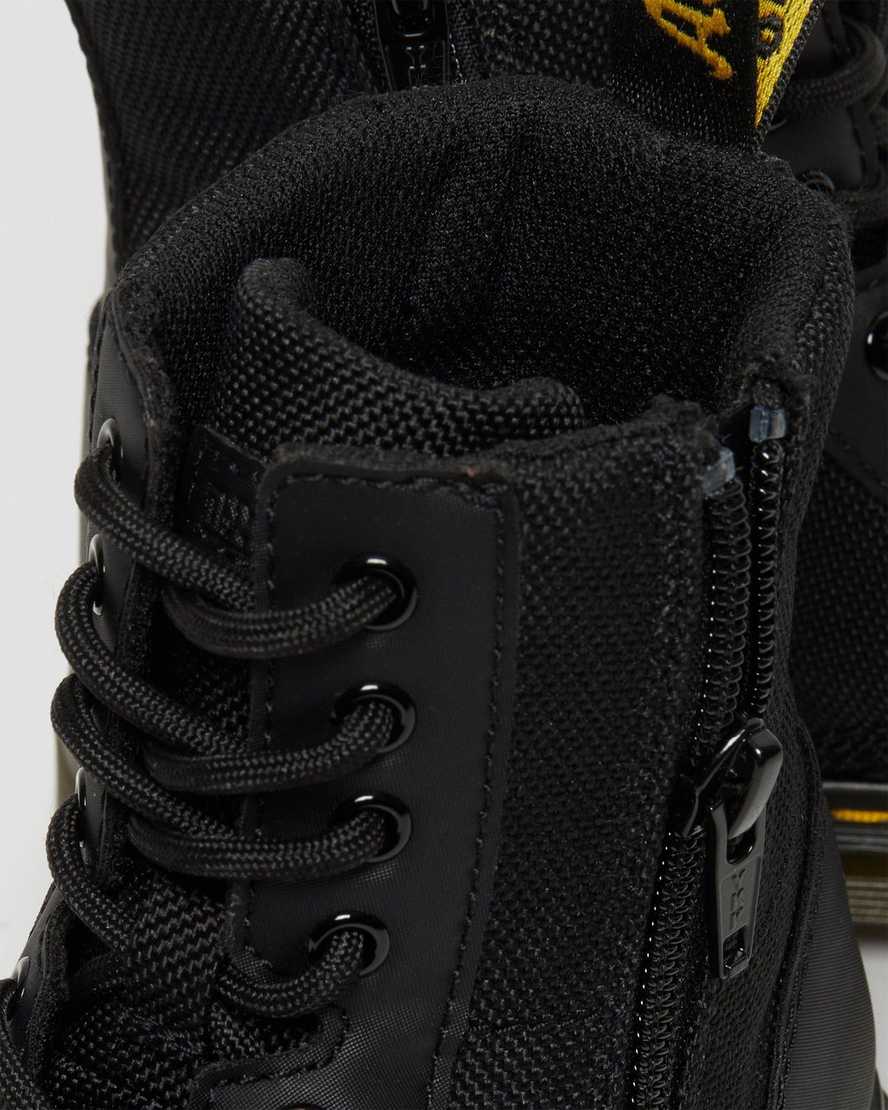 sorte dr martens combs extra tough poly børne casual støvler