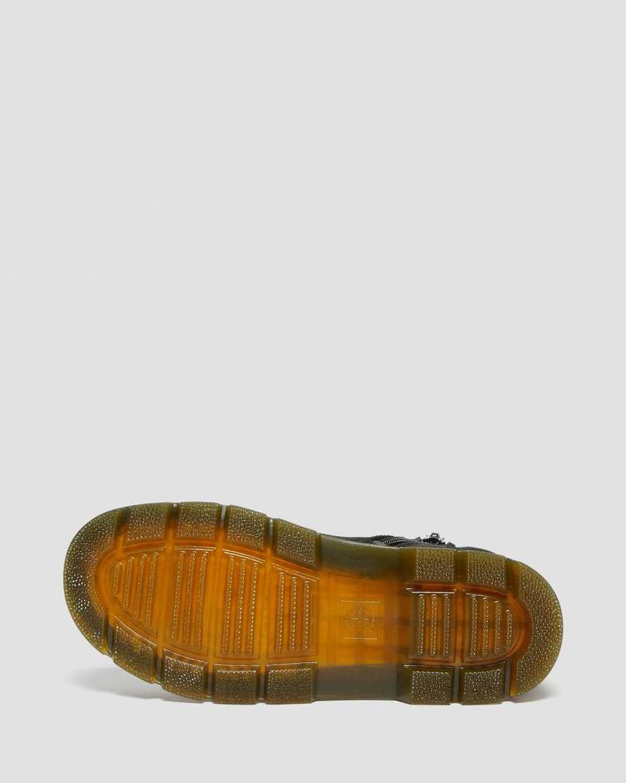 sorte dr martens combs extra tough poly børne casual støvler
