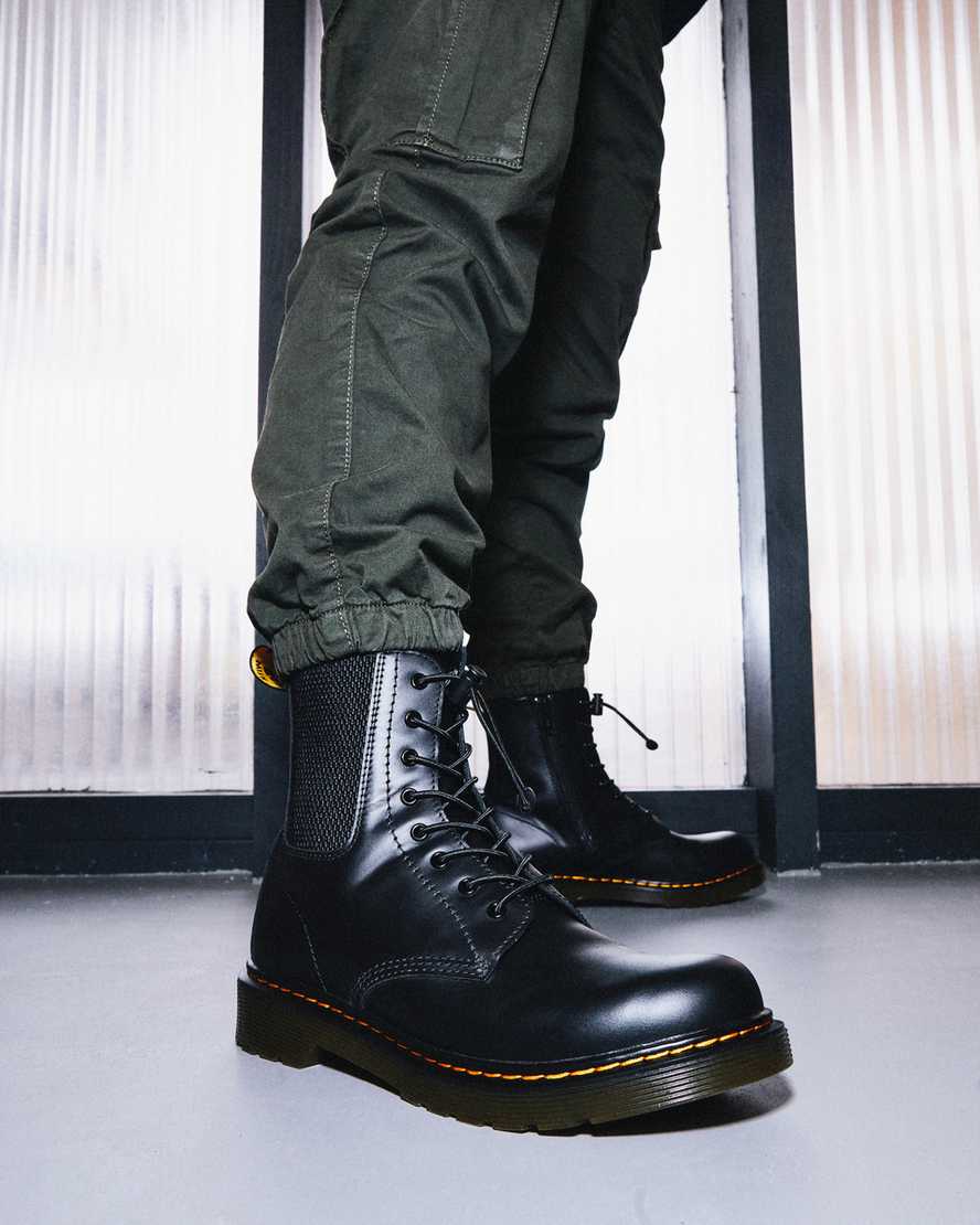 sorte dr martens 1460 harper børne støvler