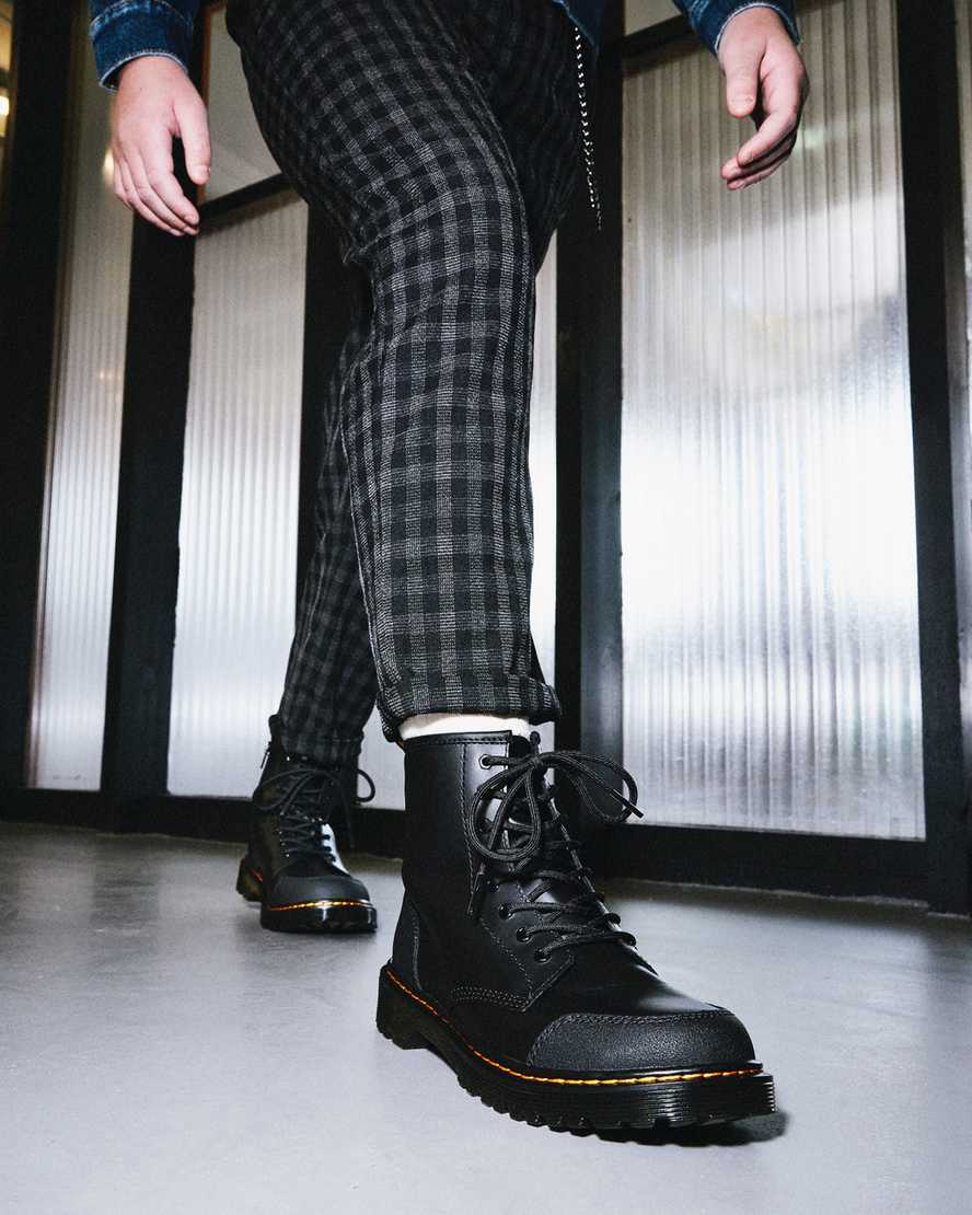 sorte dr martens 1460 overlay børne casual støvler
