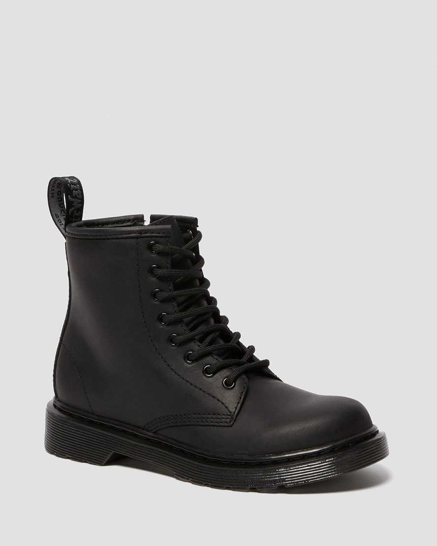 sorte dr martens 1460 børne støvler i kunstpels