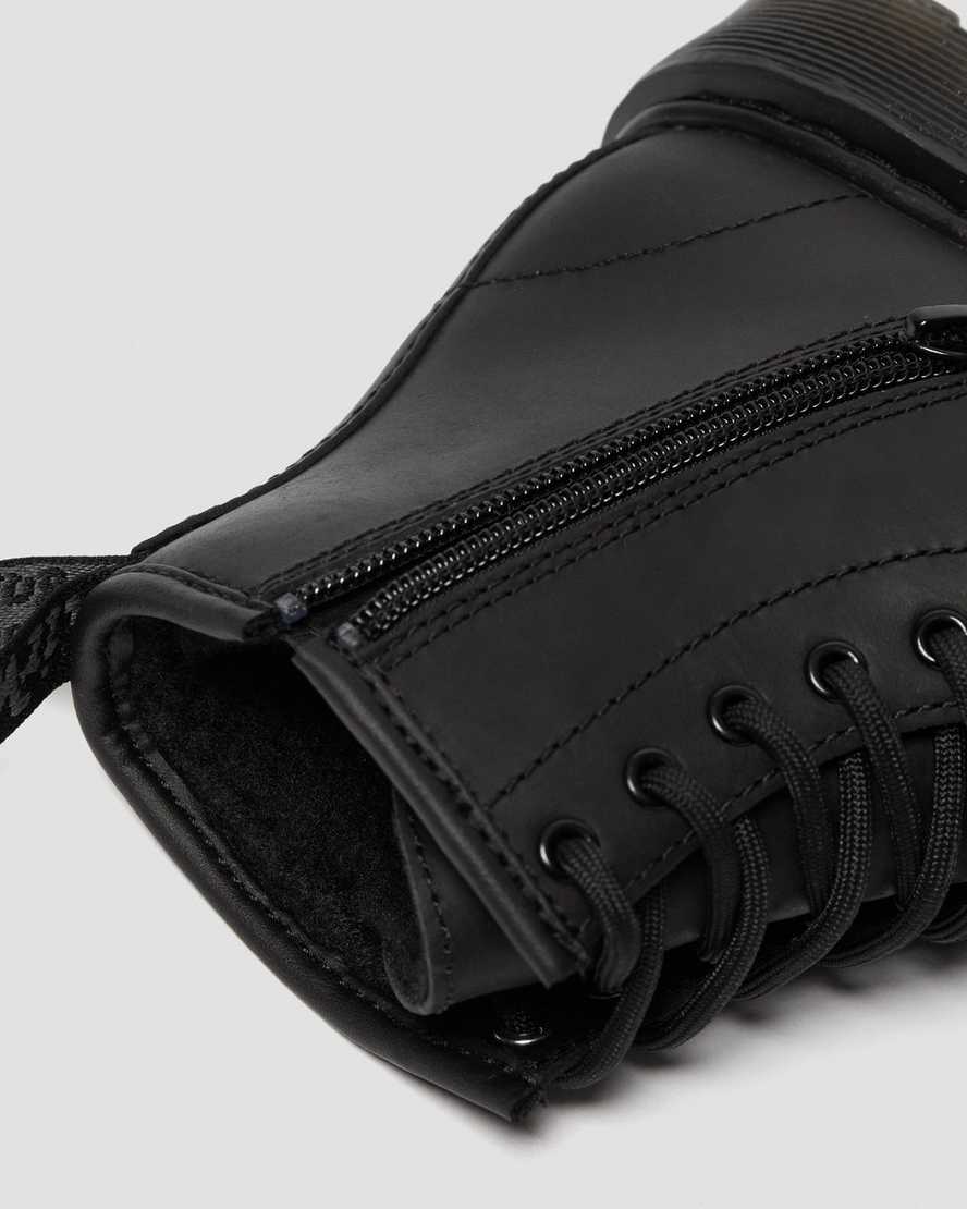 sorte dr martens 1460 børne støvler i kunstpels