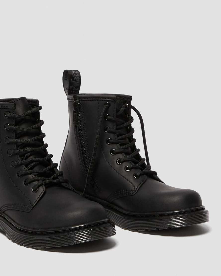 sorte dr martens 1460 børne støvler i kunstpels