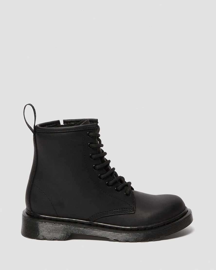 sorte dr martens 1460 børne støvler i kunstpels