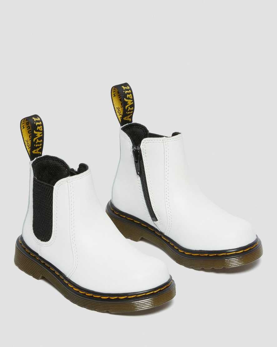 hvide dr martens 2976 børne chelsea støvler