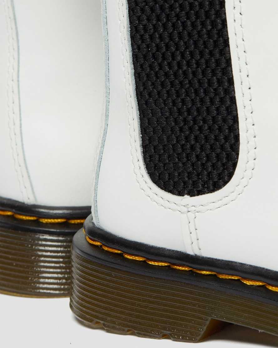 hvide dr martens 2976 børne chelsea støvler