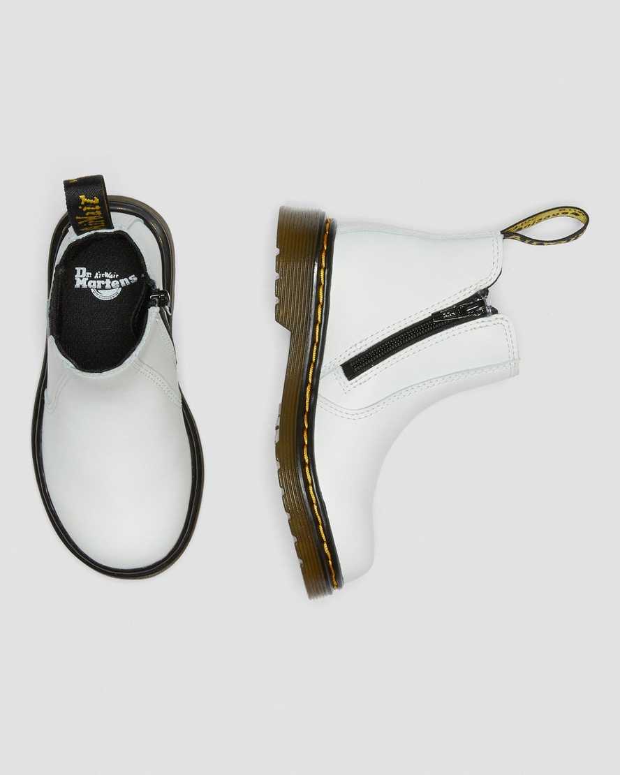 hvide dr martens 2976 børne chelsea støvler