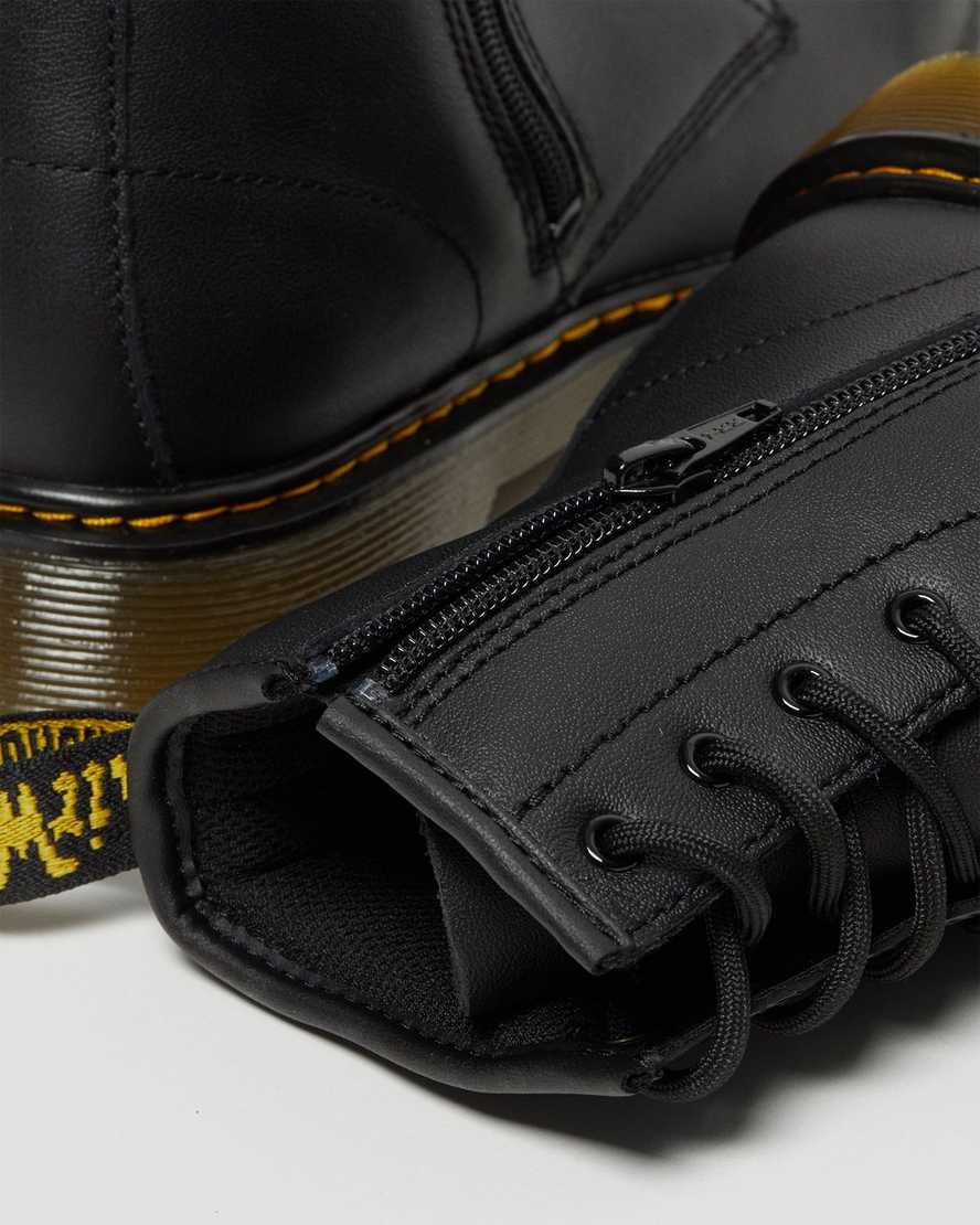 sorte dr martens 1460 softy t børnestøvler med snøre