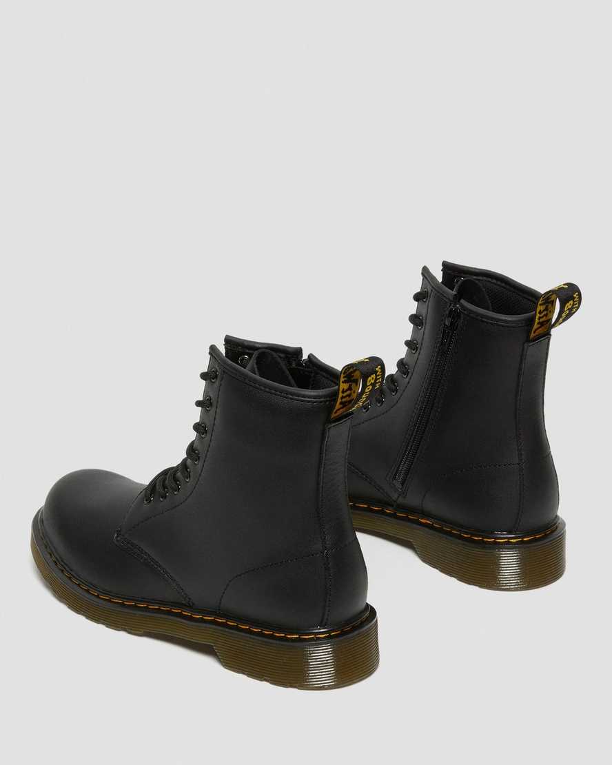 sorte dr martens 1460 softy t børnestøvler med snøre