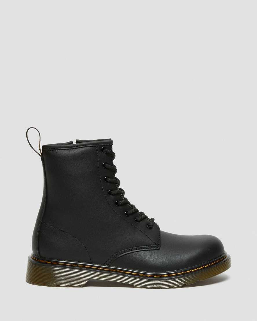 sorte dr martens 1460 softy t børnestøvler med snøre