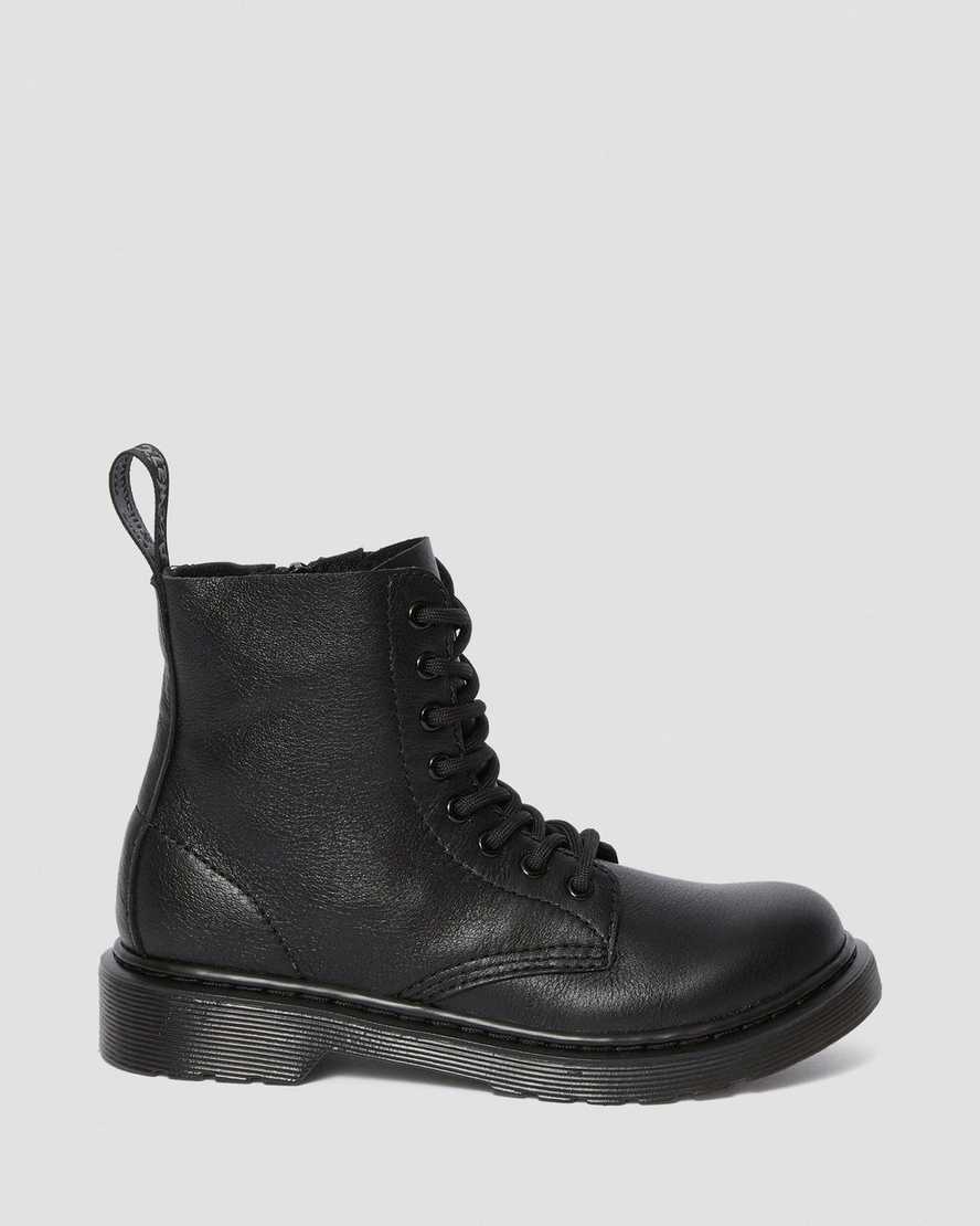 sorte dr martens 1460 pascal børnestøvler med snøre
