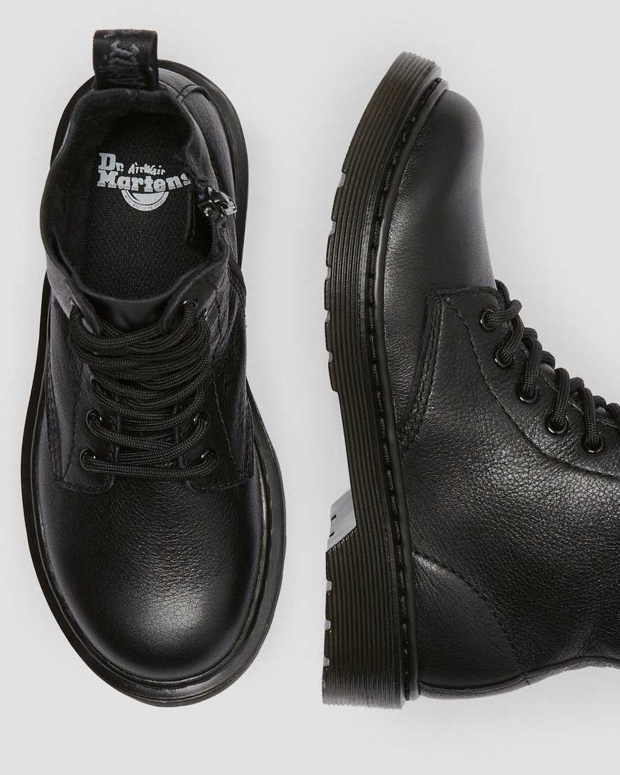 sorte dr martens 1460 pascal børnestøvler med snøre