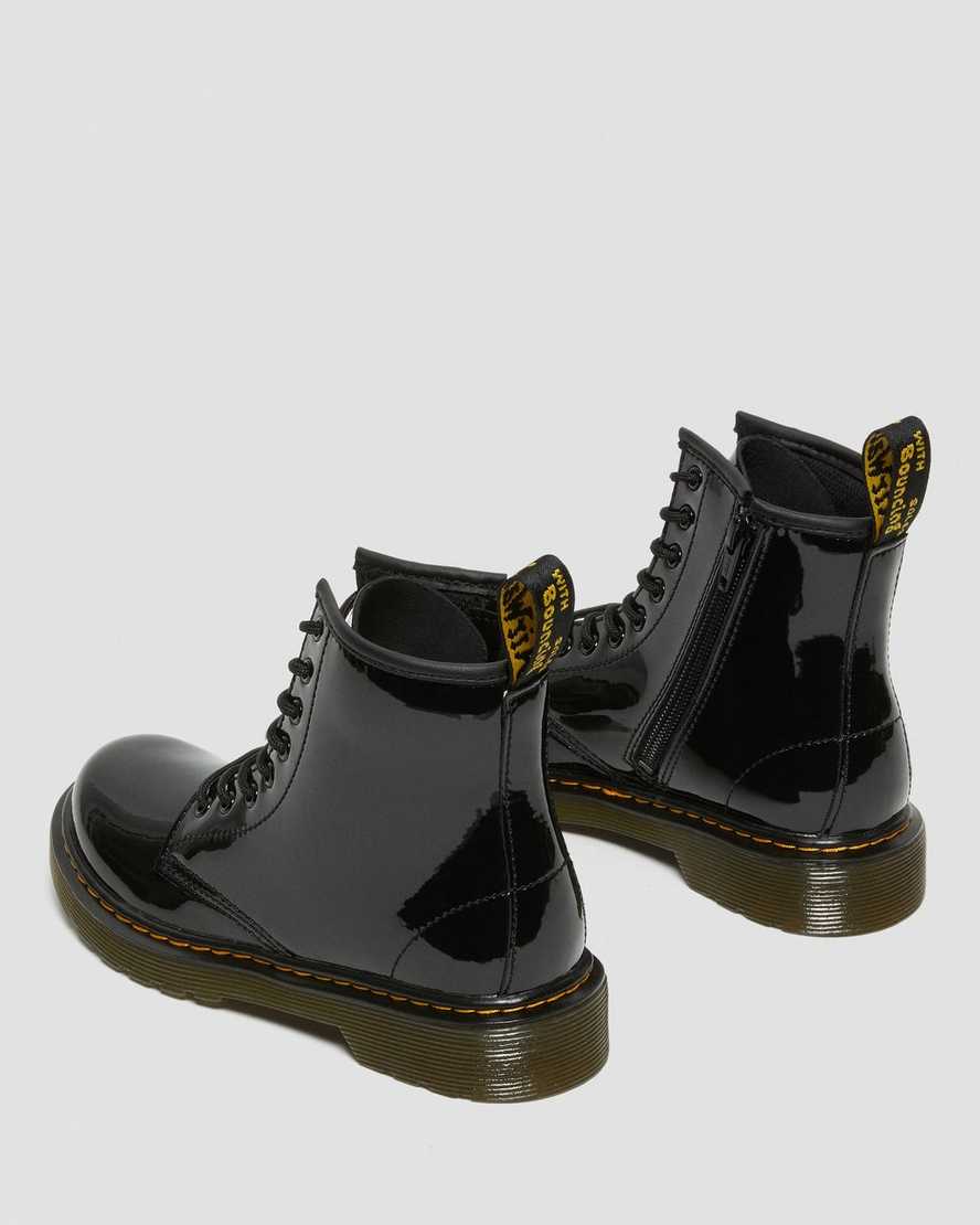 sorte dr martens 1460 patent børnestøvler med snøre