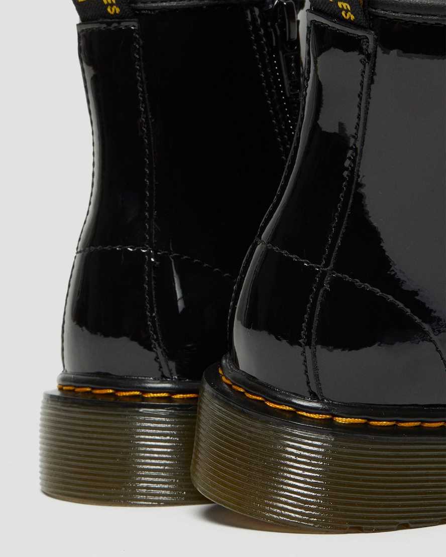 sorte dr martens 1460 patent børnestøvler med snøre