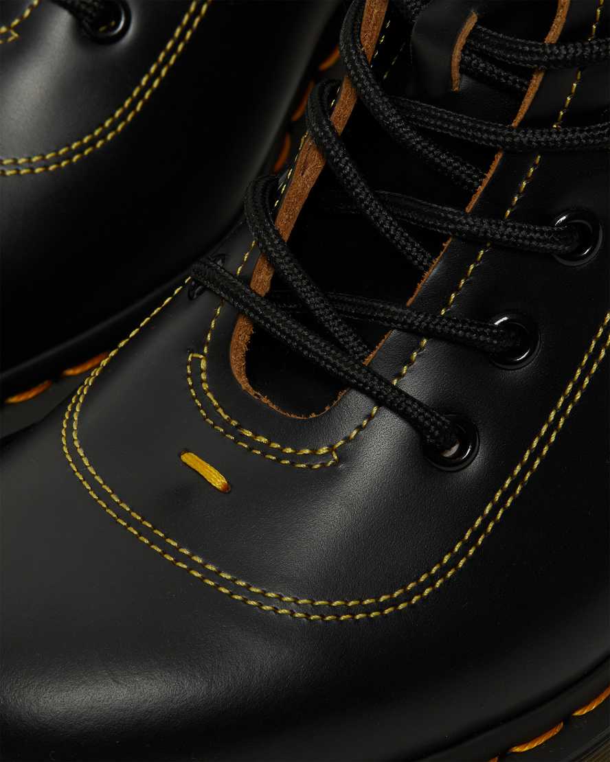 sorte dr martens pharamond vintage smooth herre ankelstøvler
