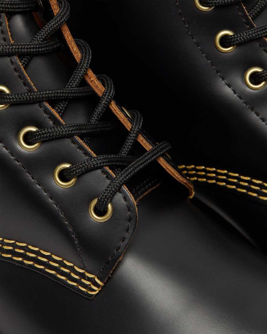 sorte dr martens 101 vintage smooth herre ankelstøvler