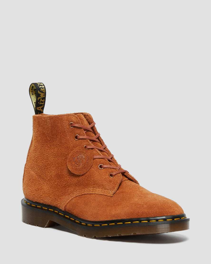 brune dr martens 101 herre ankelstøvler