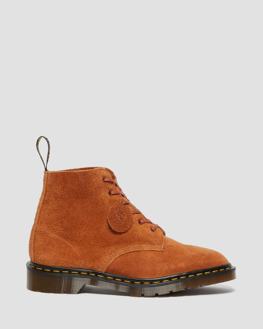 brune dr martens 101 herre ankelstøvler