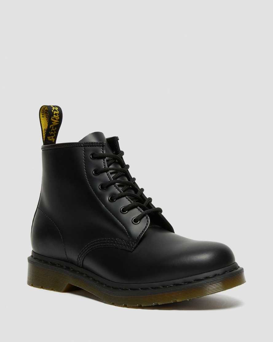 sorte dr martens 101 smooth herre ankelstøvler