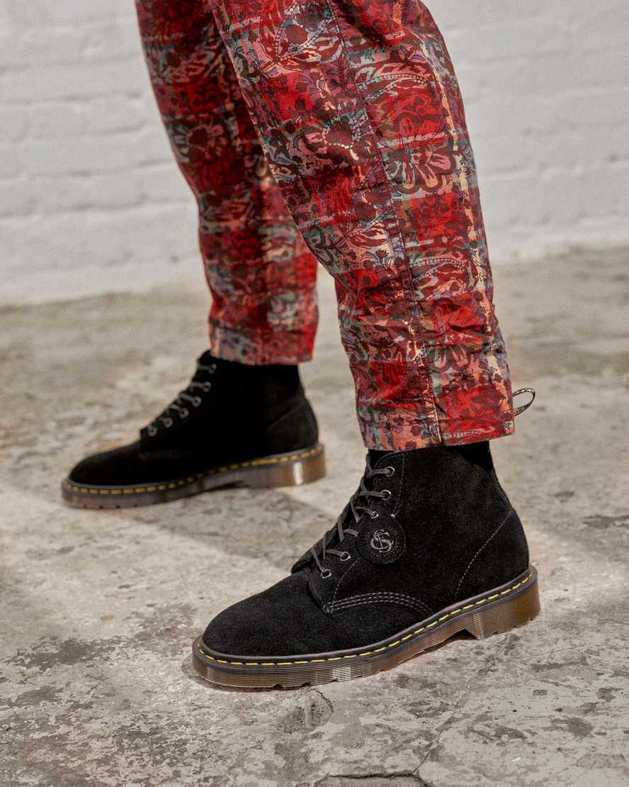 sorte dr martens 101 herre ankelstøvler