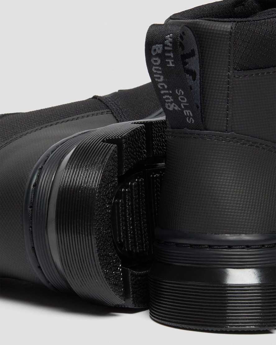 sorte dr martens bonny tech poly herre casual støvler