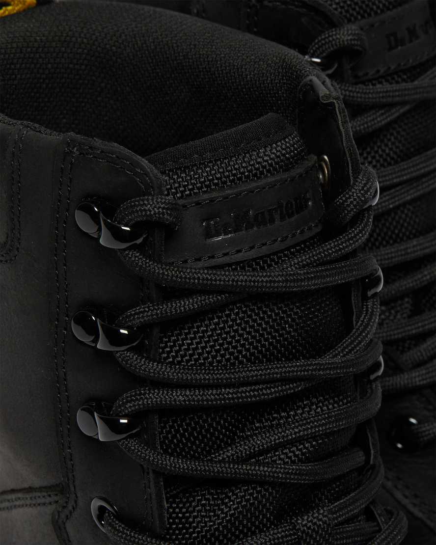 sorte dr martens iowa vandtætte poly herre casual støvler