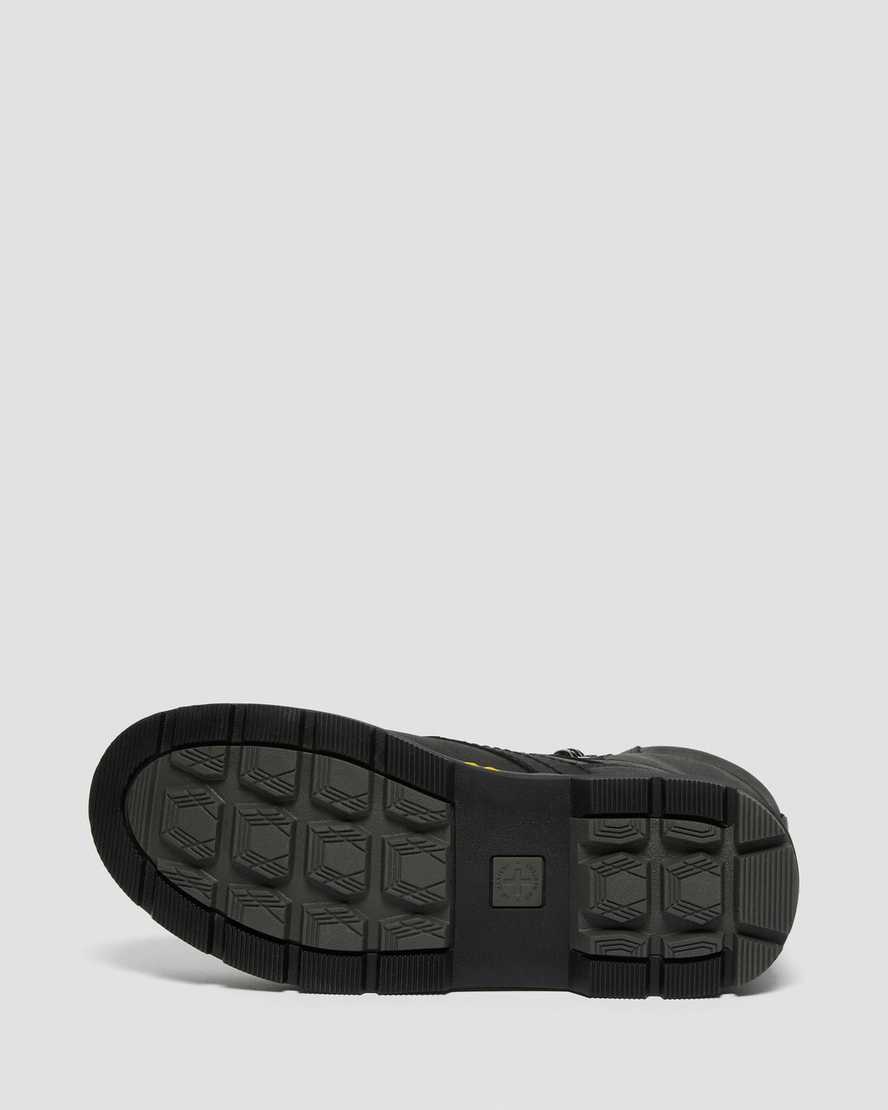 sorte dr martens iowa vandtætte poly herre casual støvler