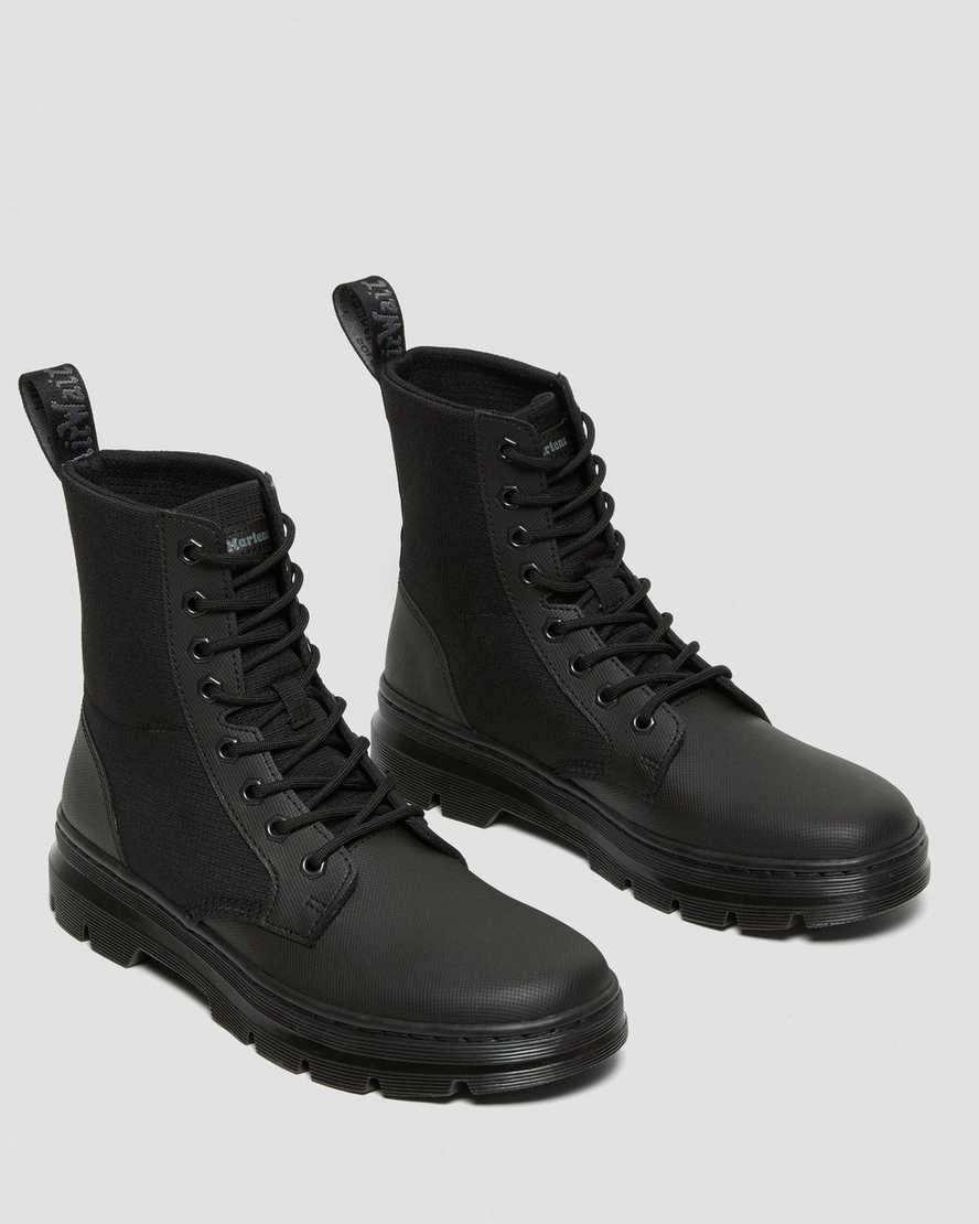 sorte dr martens combs ii poly herre casual støvler