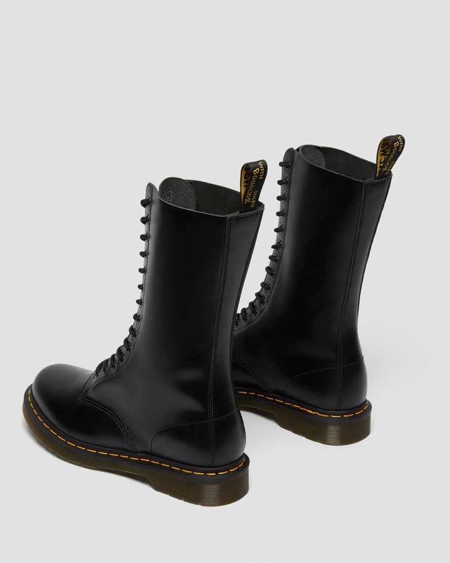 sorte dr martens 1914 smooth tall herre casual støvler
