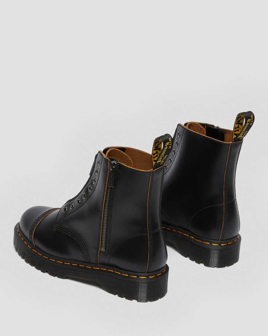 sorte dr martens 1460 laceless bex herre casual støvler