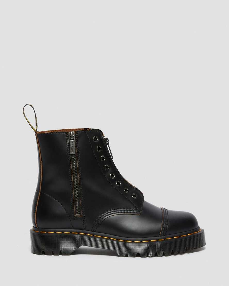 sorte dr martens 1460 laceless bex herre casual støvler