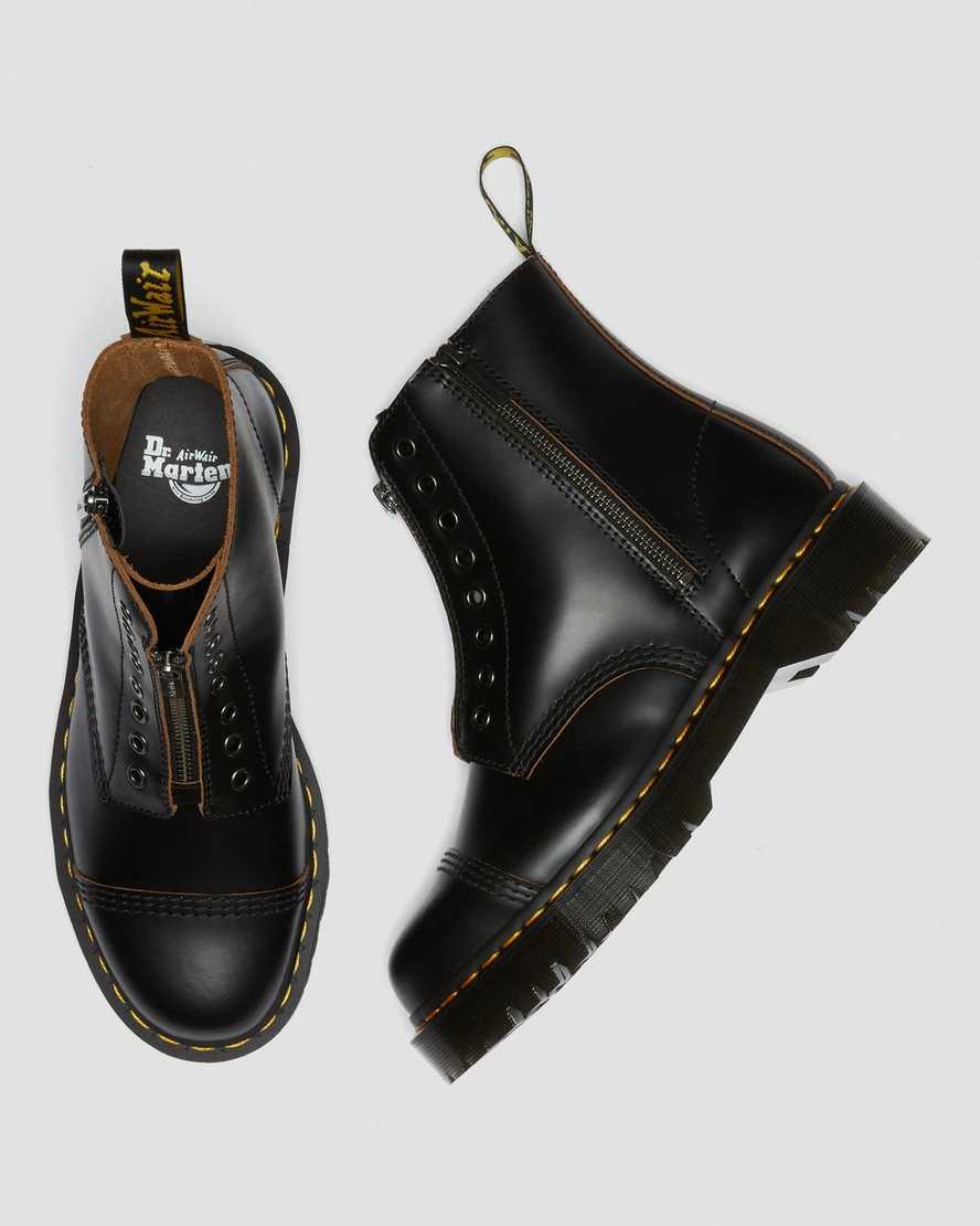 sorte dr martens 1460 laceless bex herre casual støvler