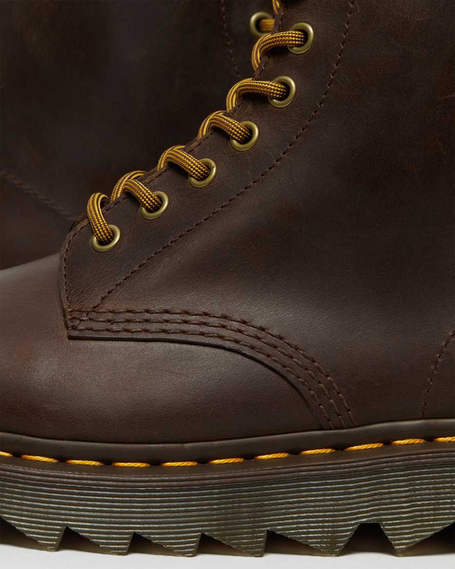 brune dr martens 1460 pascal ziggy herre casual støvler