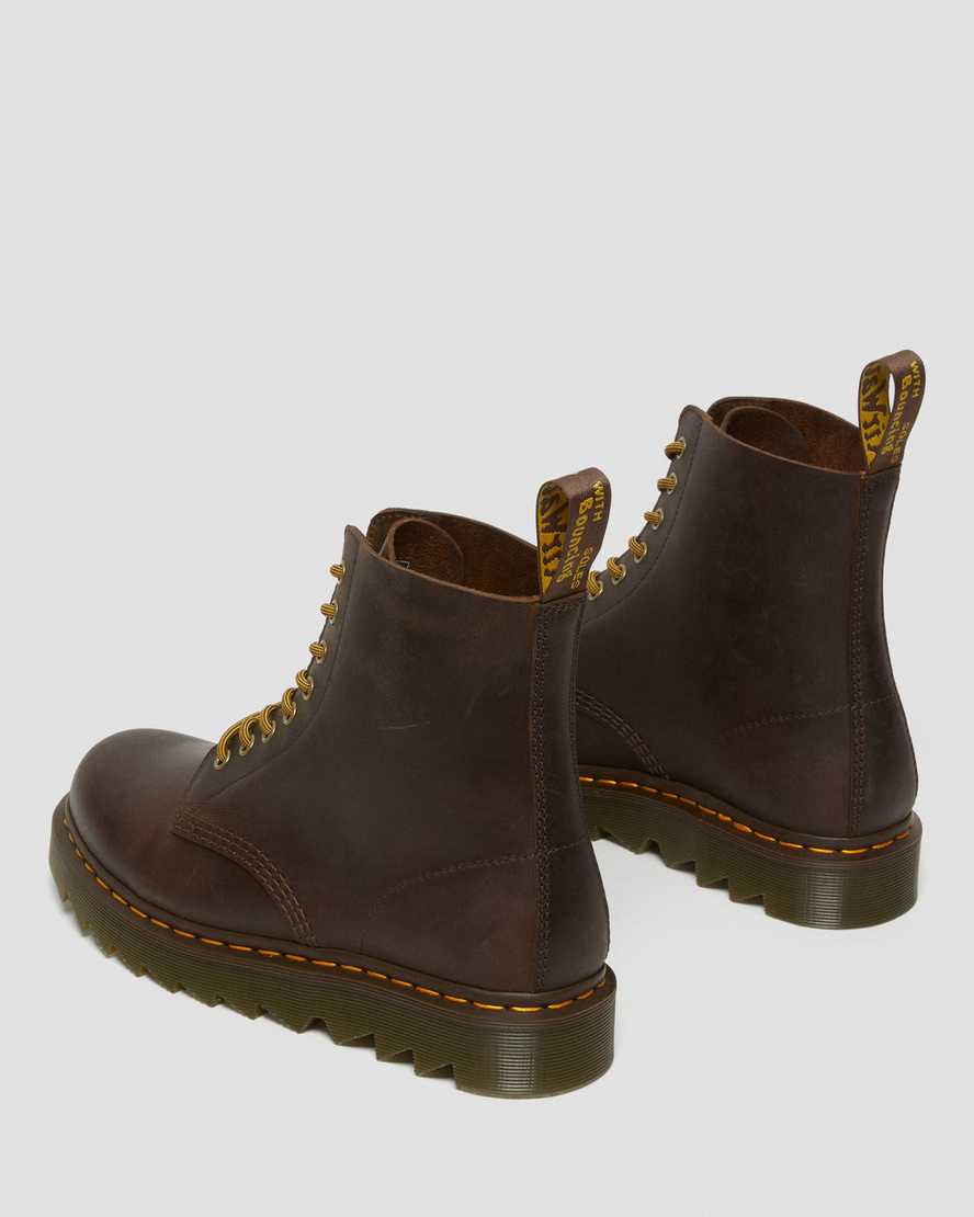 brune dr martens 1460 pascal ziggy herre casual støvler