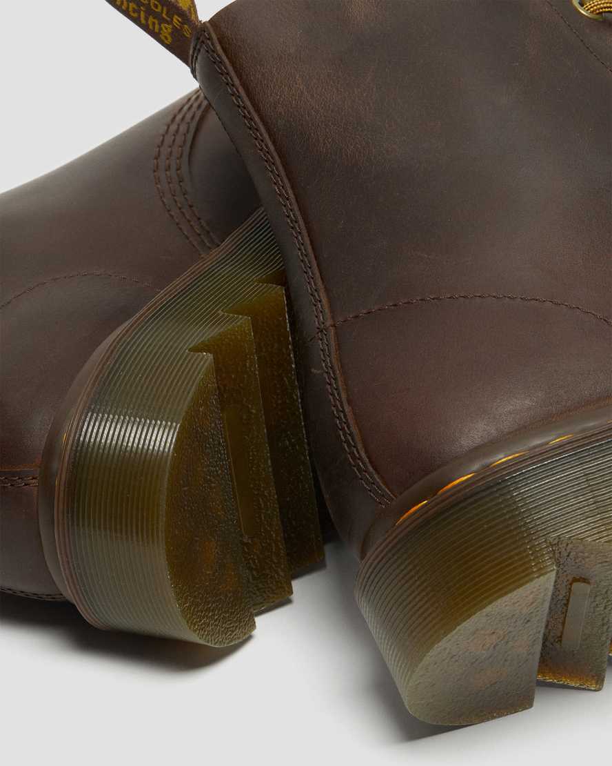 brune dr martens 1460 pascal ziggy herre casual støvler