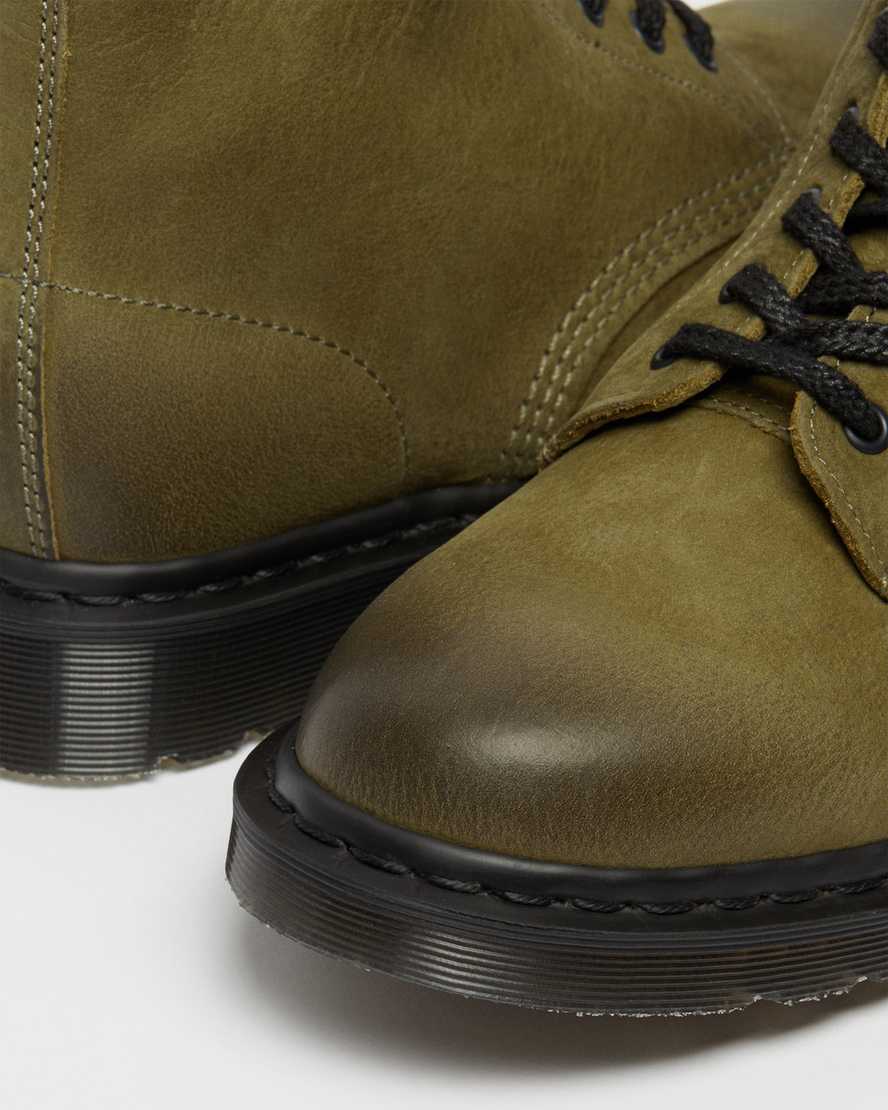 dr. martens 1460 pascal made in england titan herre casual støvler olivengrøn