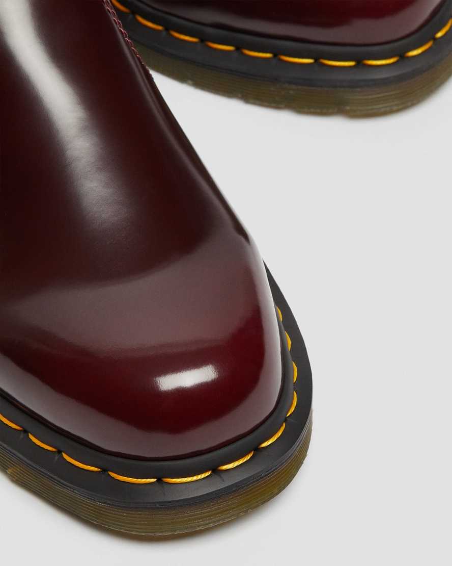 røde dr martens 2976 herre chelsea støvler