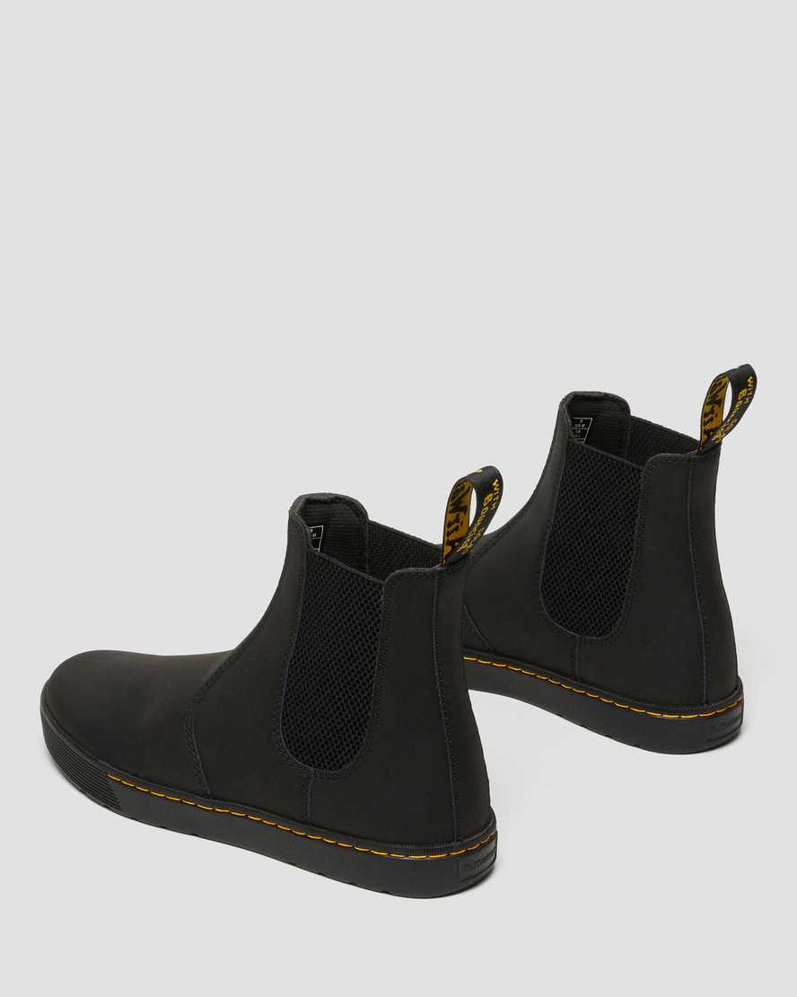 sorte dr martens tempesta casual herre chelsea støvler