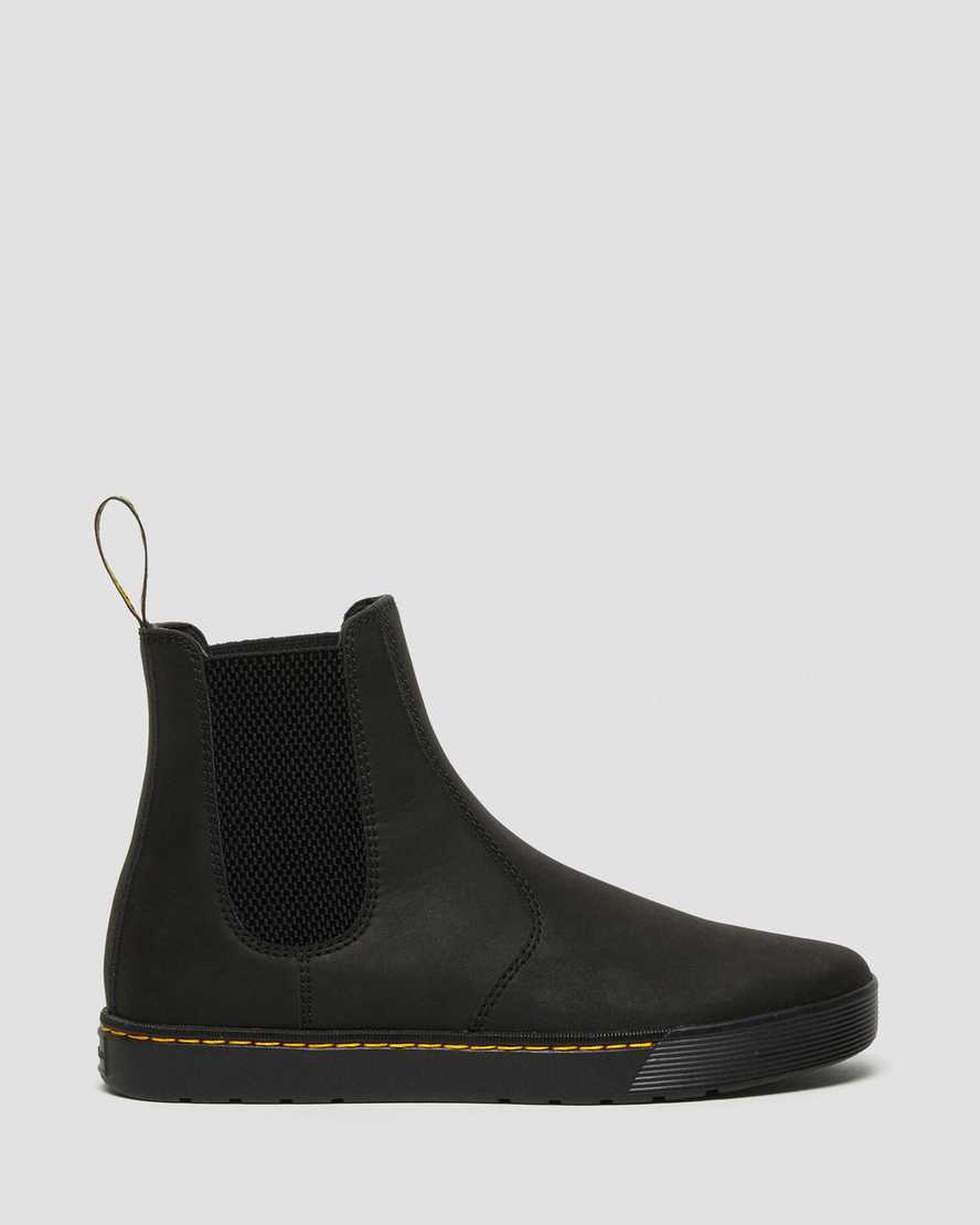 sorte dr martens tempesta casual herre chelsea støvler