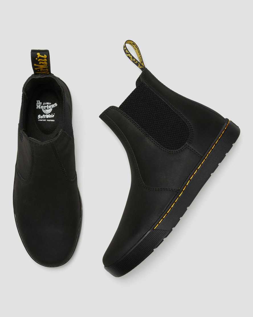 sorte dr martens tempesta casual herre chelsea støvler
