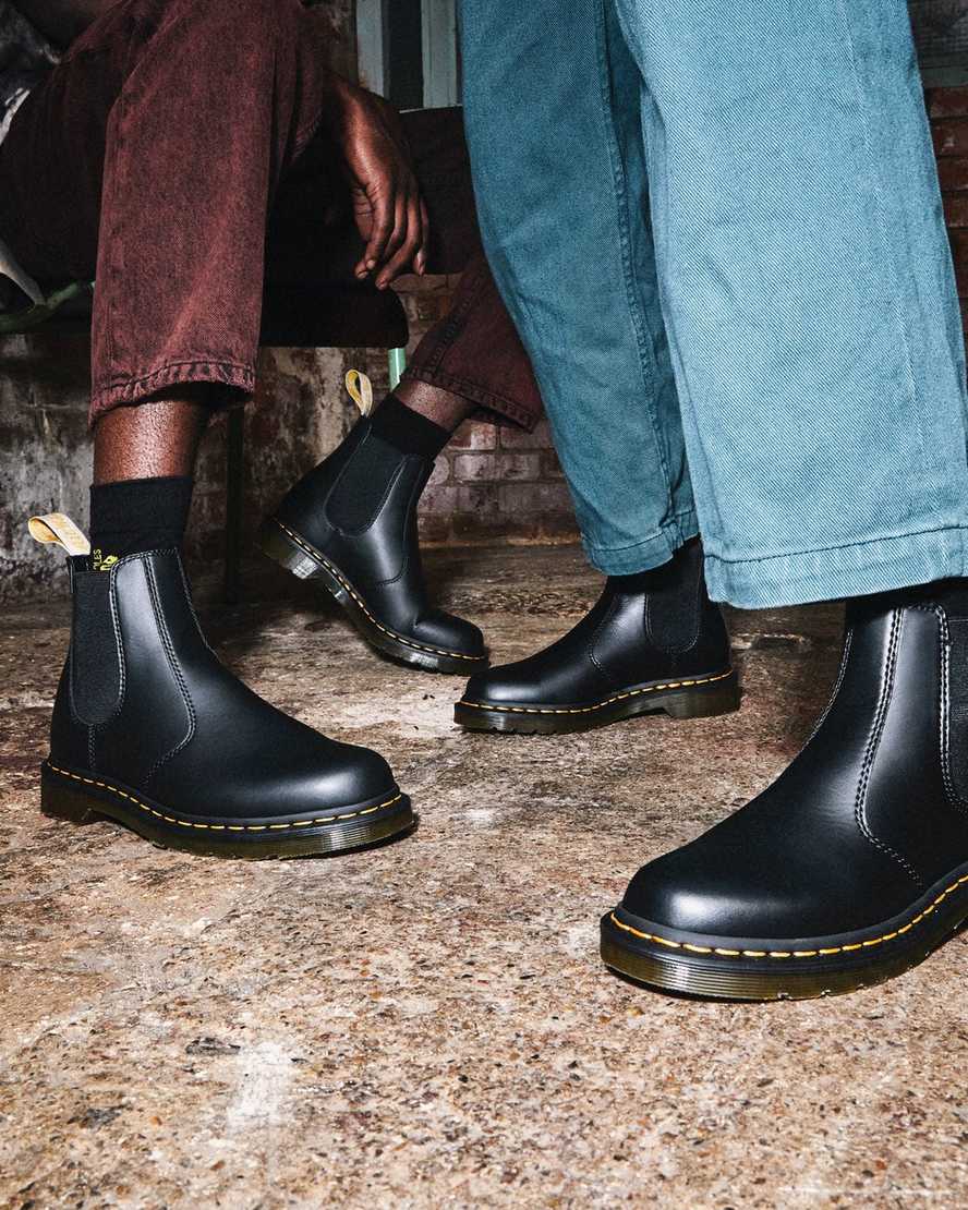 sorte dr martens 2976 felix herre chelsea støvler