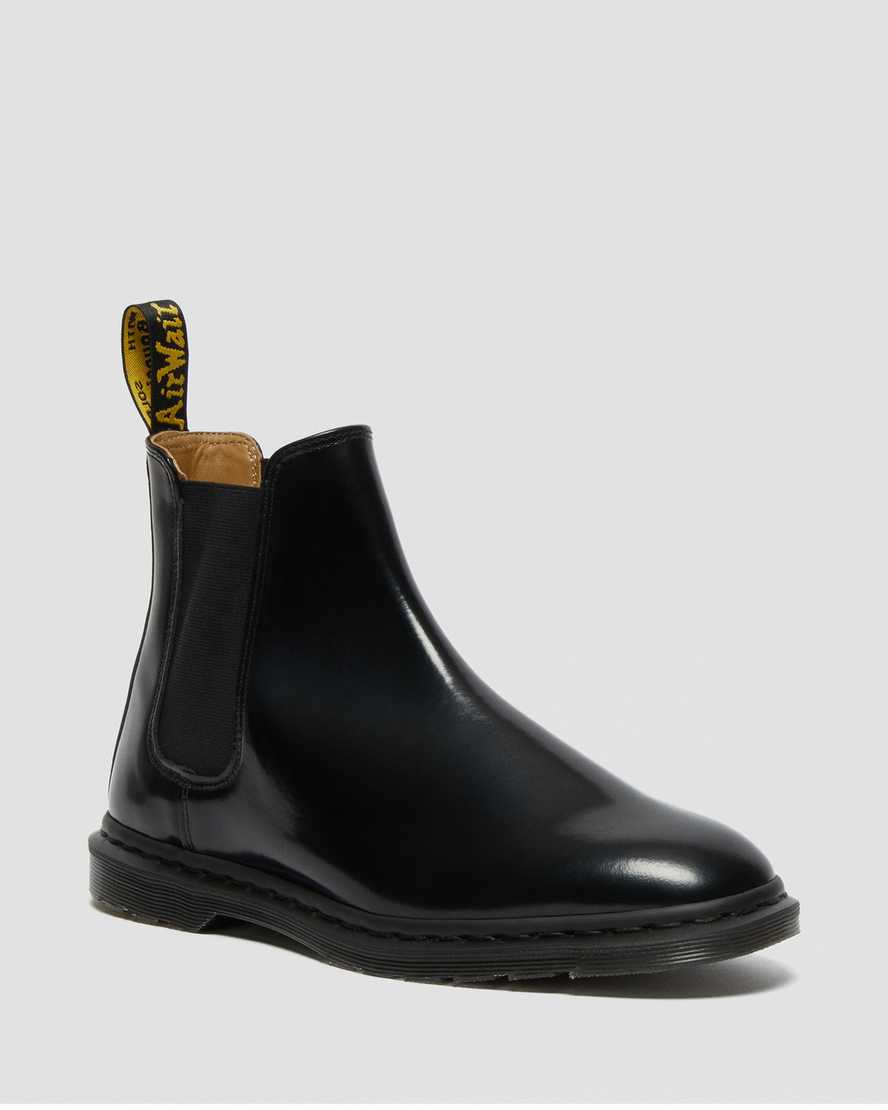sorte dr martens graeme ii smooth herre chelsea støvler
