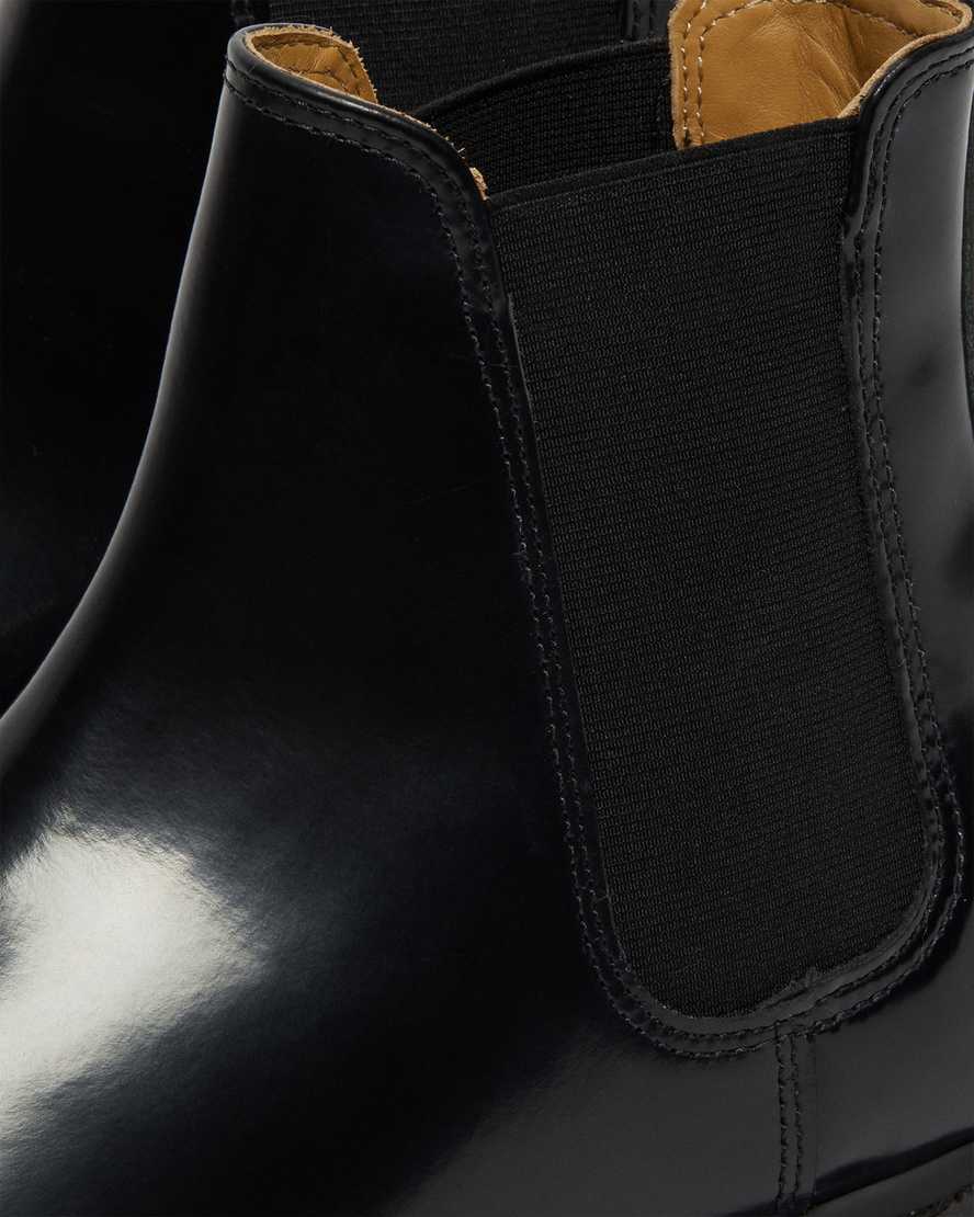 sorte dr martens graeme ii smooth herre chelsea støvler